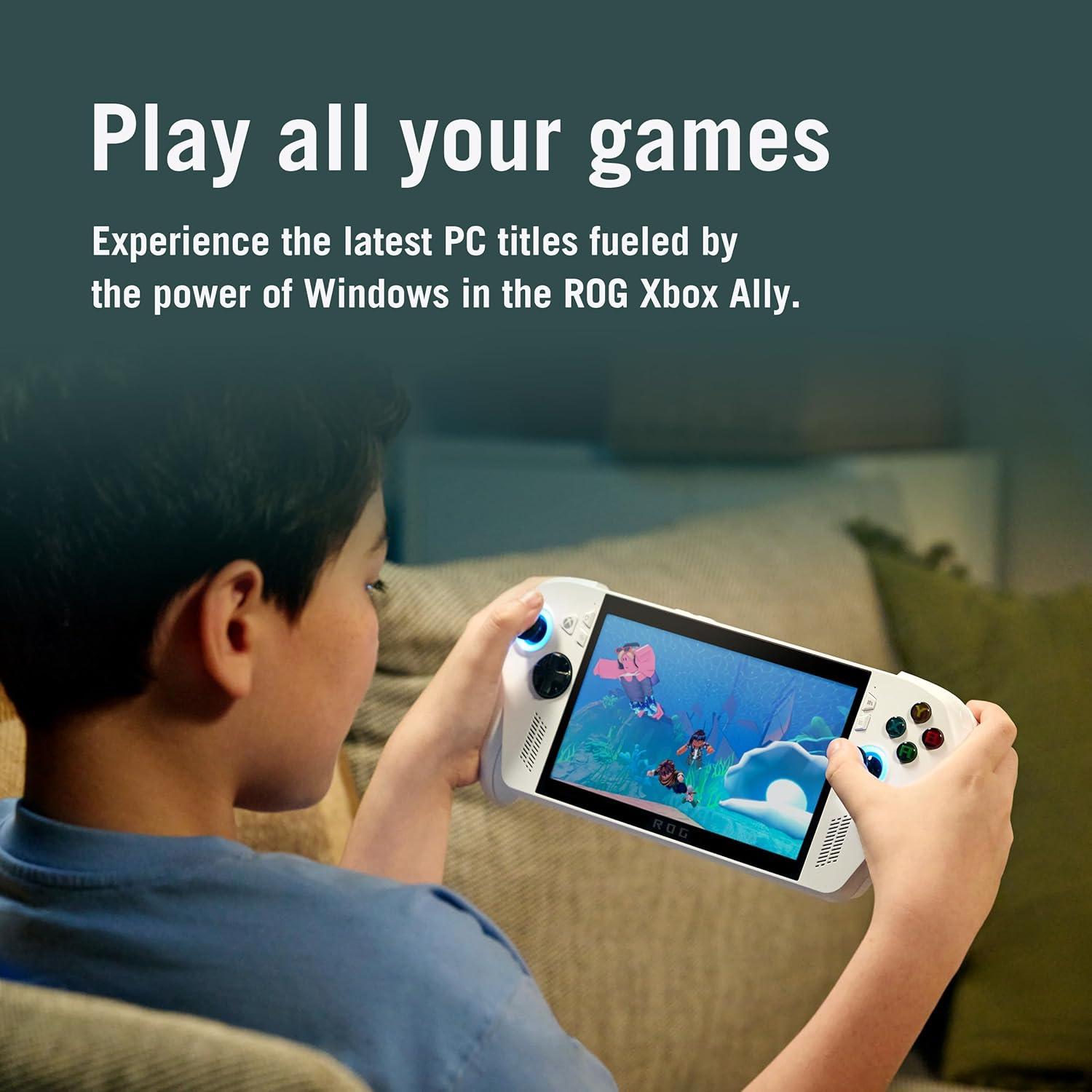 image:imageASUS ROG Xbox Ally 7 1080p 120Hz Touchscreen Gaming Handheld 3month Xbox Game Pass Premium included AMD Ryzen Z2 A 16GB RAM 512GB SSD WhiteROG Xbox Ally Z2 2025