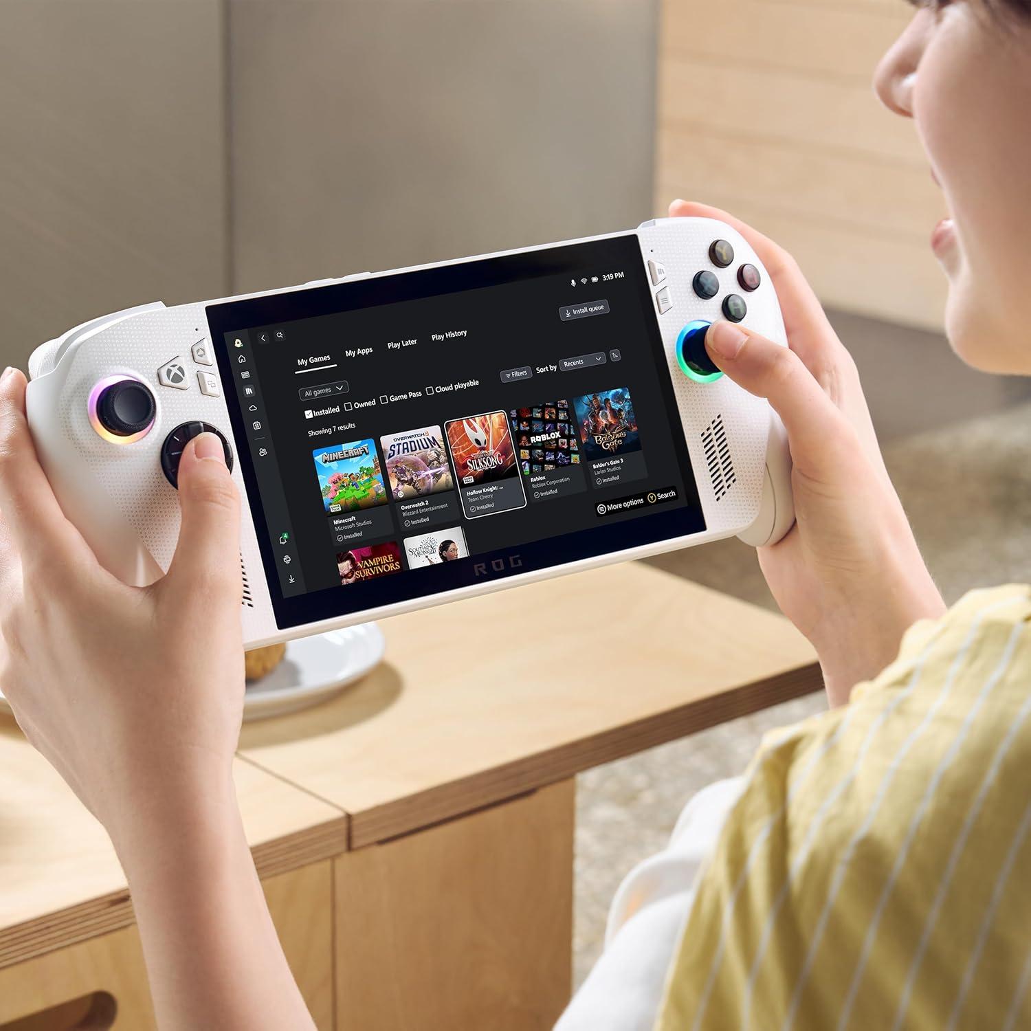image:imageASUS ROG Xbox Ally 7 1080p 120Hz Touchscreen Gaming Handheld 3month Xbox Game Pass Premium included AMD Ryzen Z2 A 16GB RAM 512GB SSD WhiteROG Xbox Ally Z2 2025