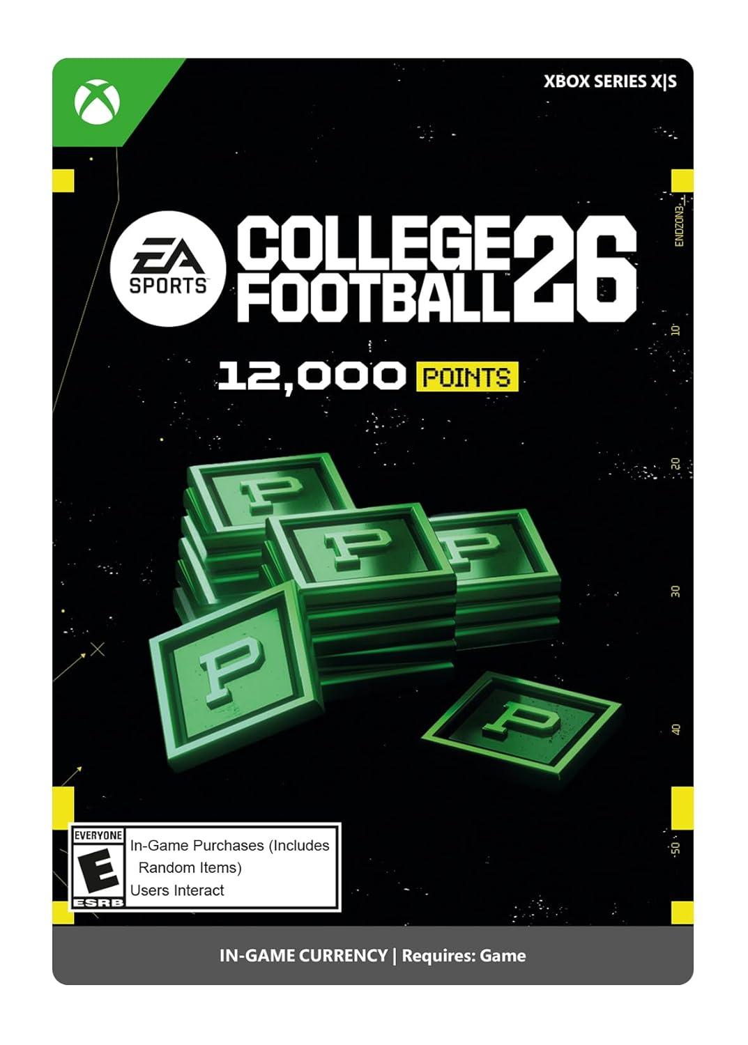 image:imageCollege Football 26 5850 Points Xbox Series XS Digital CodeXbox Series XS Digital