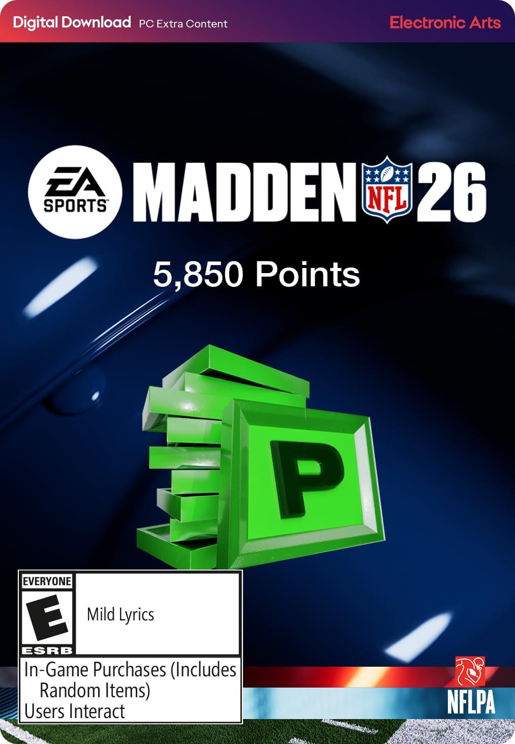image:imageMadden NFL 26 2800 MUT POINTS Xbox Digital CodePC Online Game Code