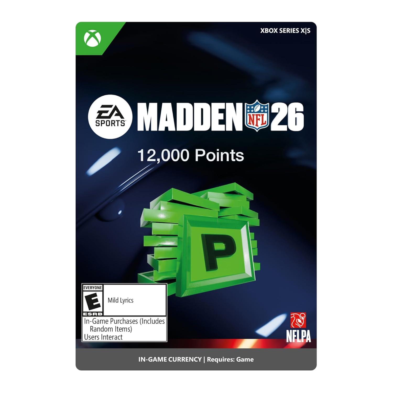 image:imageMadden NFL 26 2800 MUT POINTS Xbox Digital CodeXbox Series XS Digital