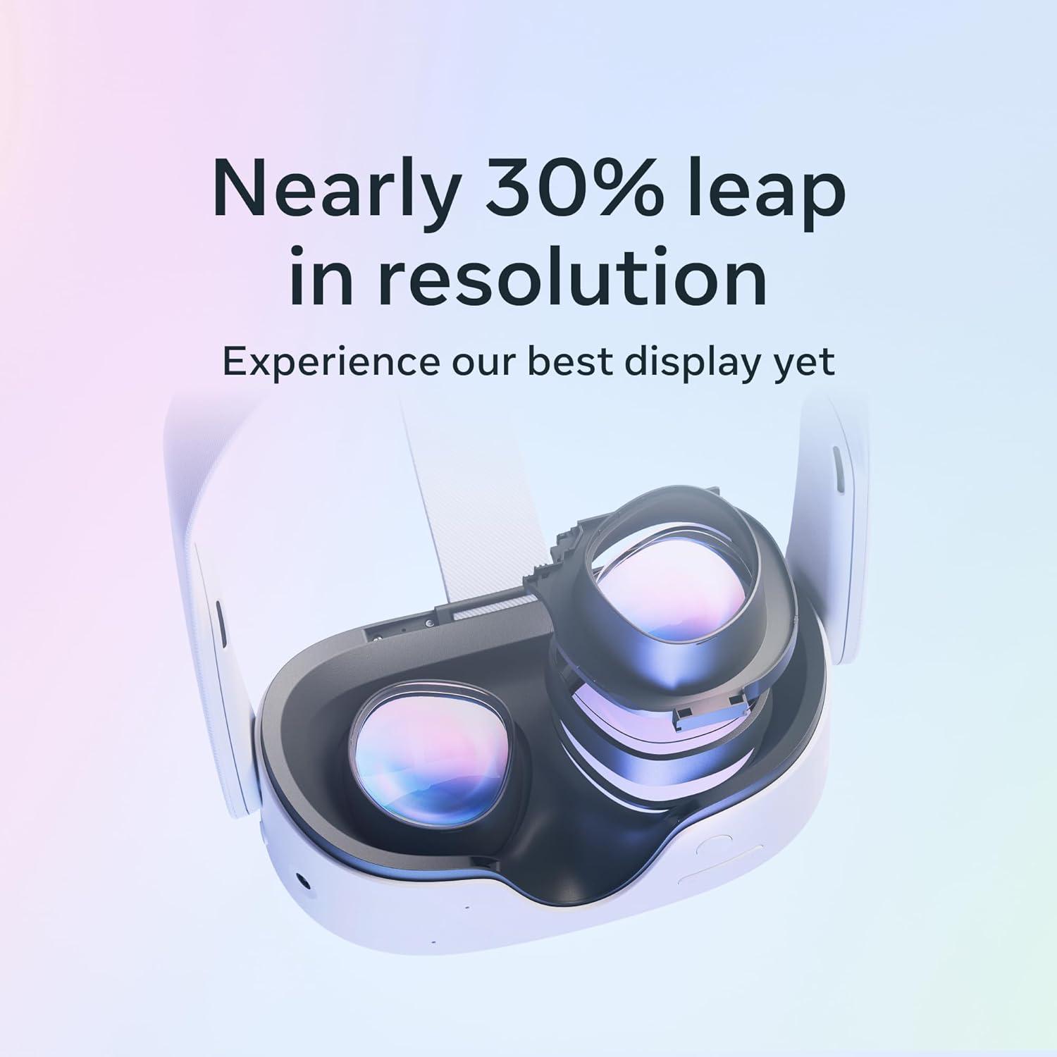 image:imageMeta Quest 3 512GB VR Headset Thirty Percent Sharper Resolution 2X Graphical Processing Power Virtual Reality Without Wires Access to 40 Games with a 3Month Trial of Meta Horizon IncludedMeta Quest