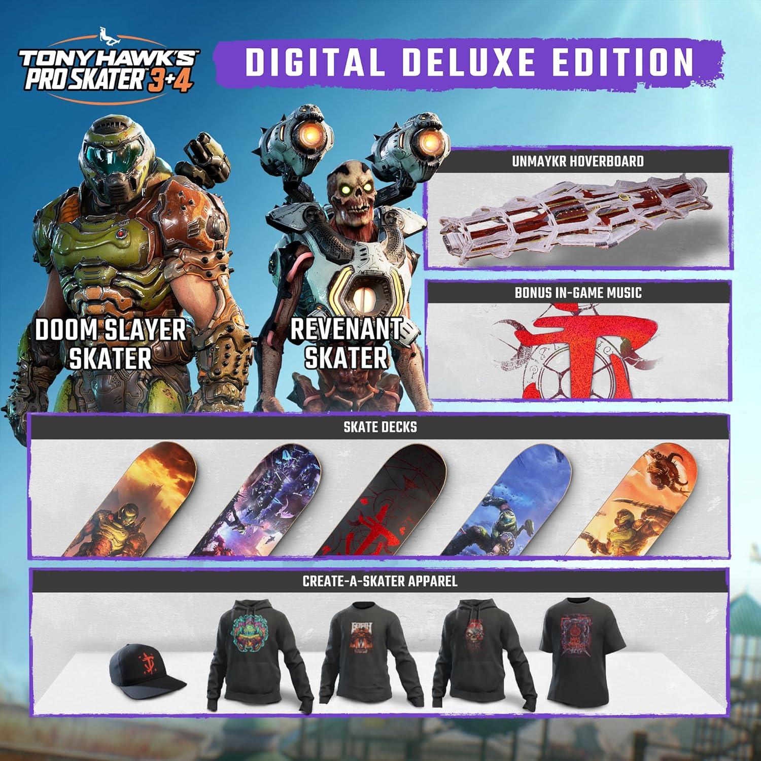 image:imageTony Hawks Pro Skater 3 4 Standard Edition Nintendo Switch 2 Code in boxPlayStation 5