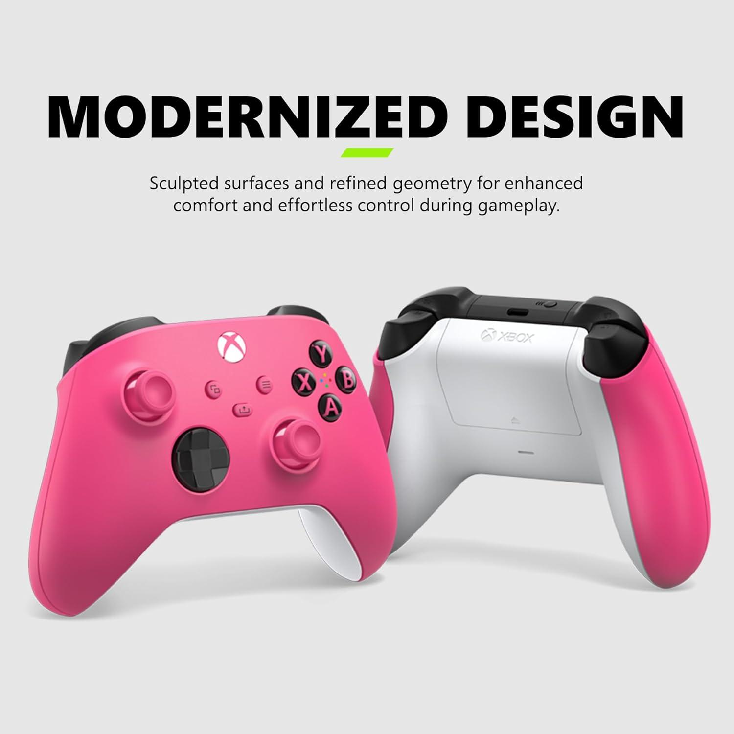image:imageXbox Wireless Controller Heart Breaker Special Edition Wireless amp Bluetooth Connectivity New Hybrid DPad amp Share Button Featuring Textured GripDeep Pink