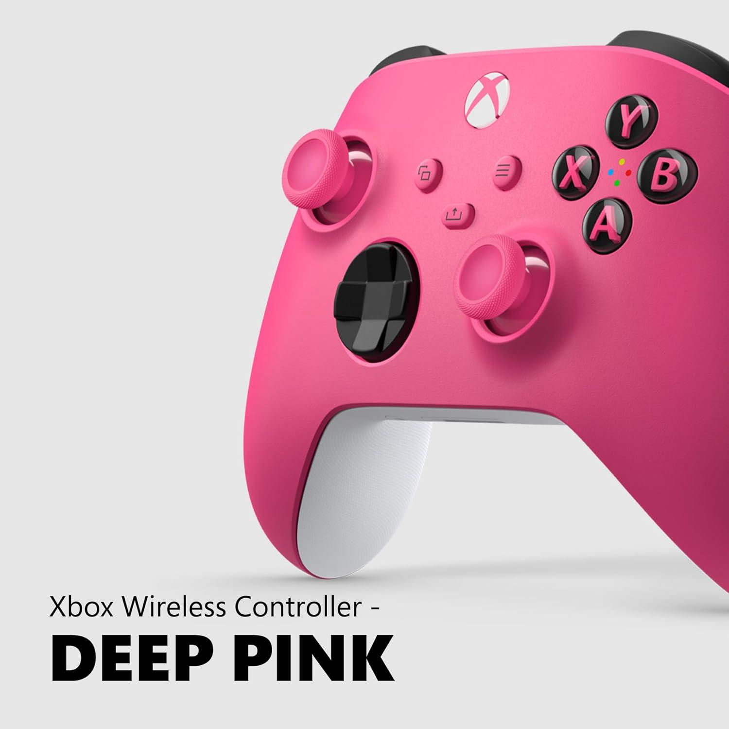 image:imageXbox Wireless Controller Heart Breaker Special Edition Wireless amp Bluetooth Connectivity New Hybrid DPad amp Share Button Featuring Textured GripDeep Pink