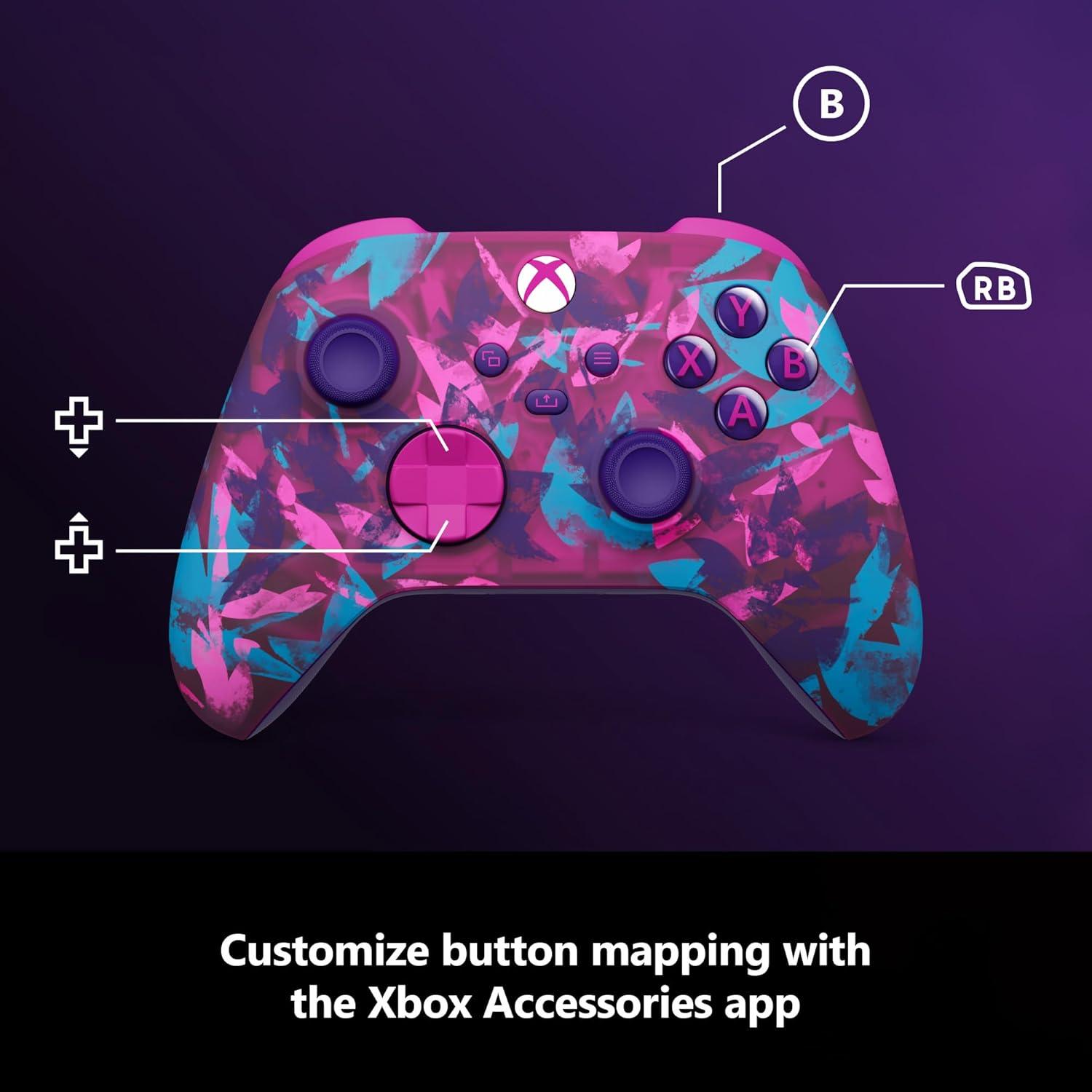 image:imageXbox Wireless Controller Heart Breaker Special Edition Wireless amp Bluetooth Connectivity New Hybrid DPad amp Share Button Featuring Textured GripHeart Breaker