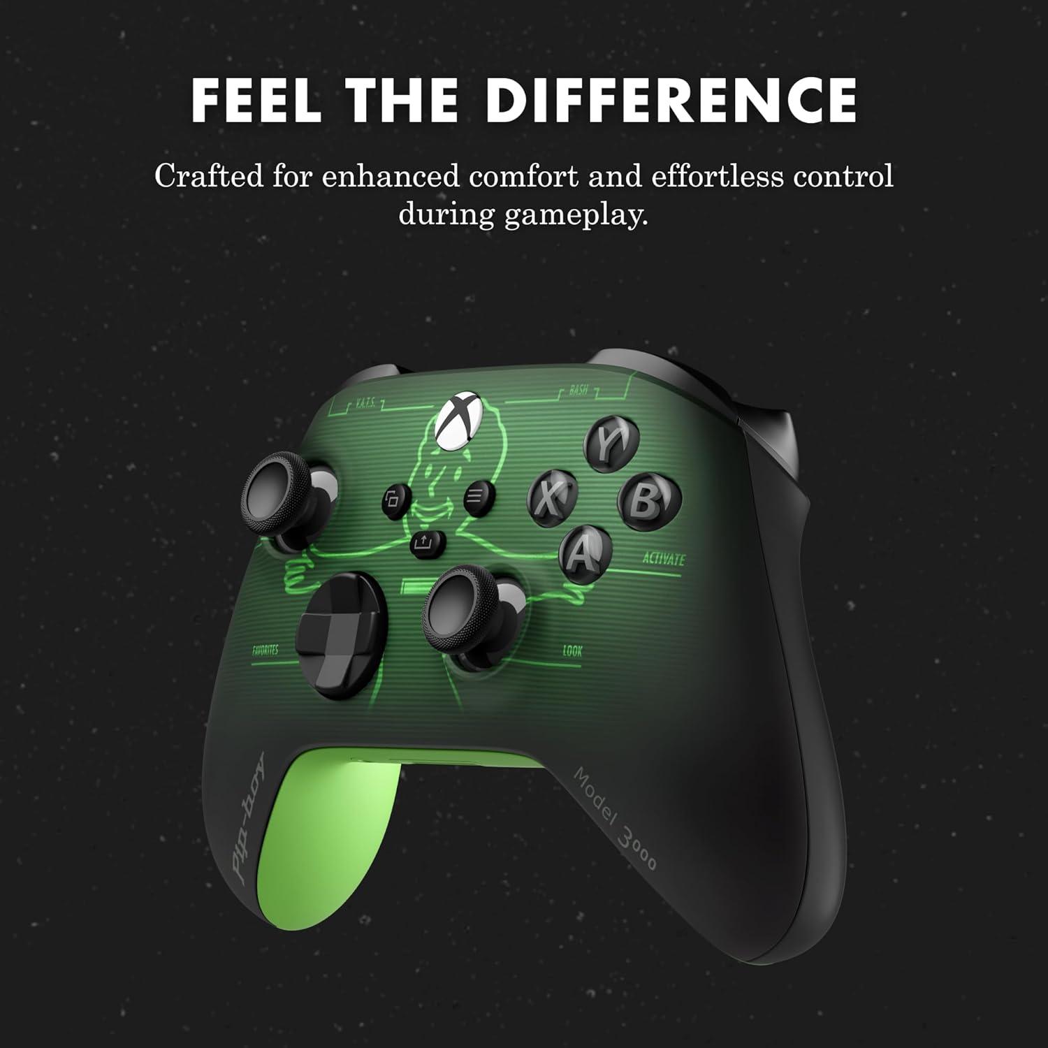 image:imageXbox Wireless Controller Heart Breaker Special Edition Wireless amp Bluetooth Connectivity New Hybrid DPad amp Share Button Featuring Textured GripFallout Edition