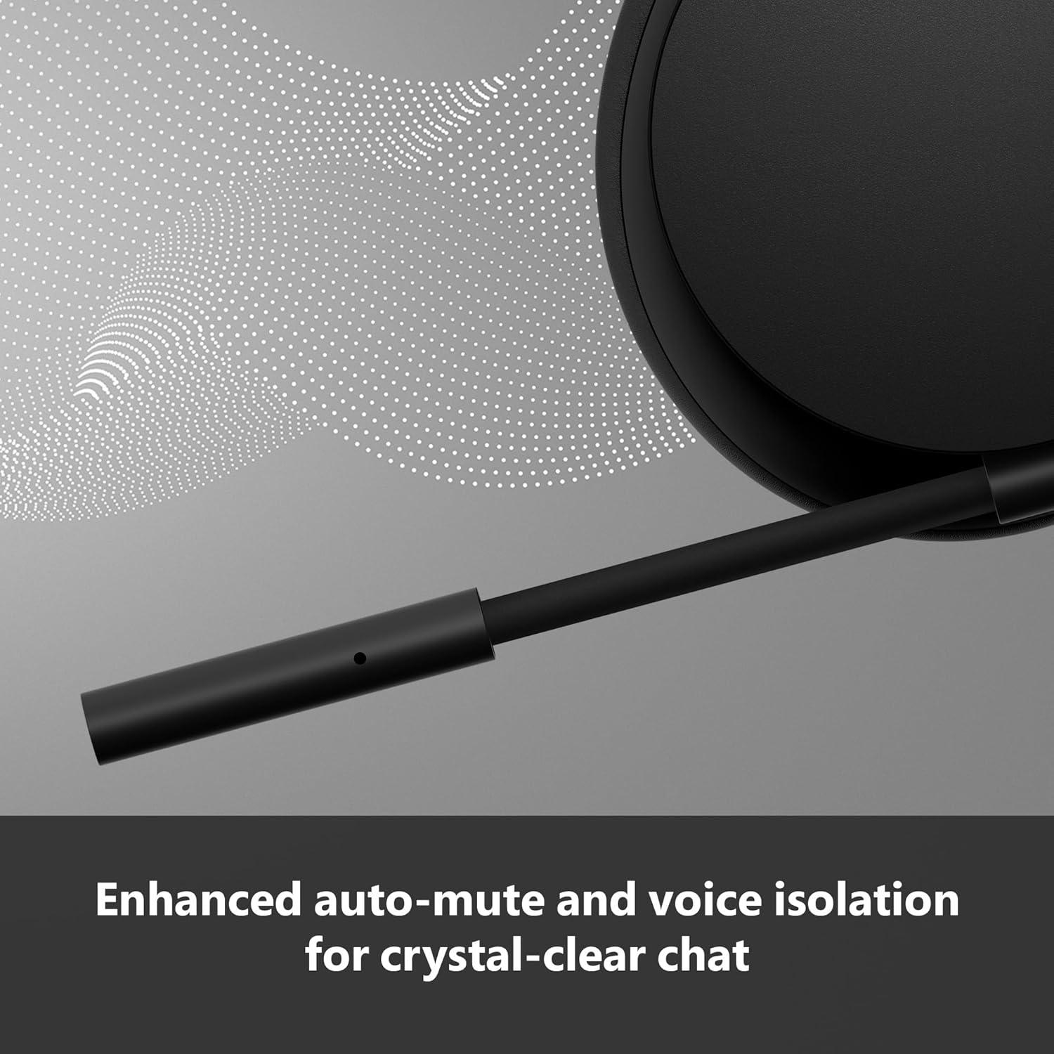 image:imageXbox Wireless Gaming Headset Over Ear Headphones Spatial Audio with Dolby Atmos Windows Sonic Series XS One Windows PC Mobile Carbon Black