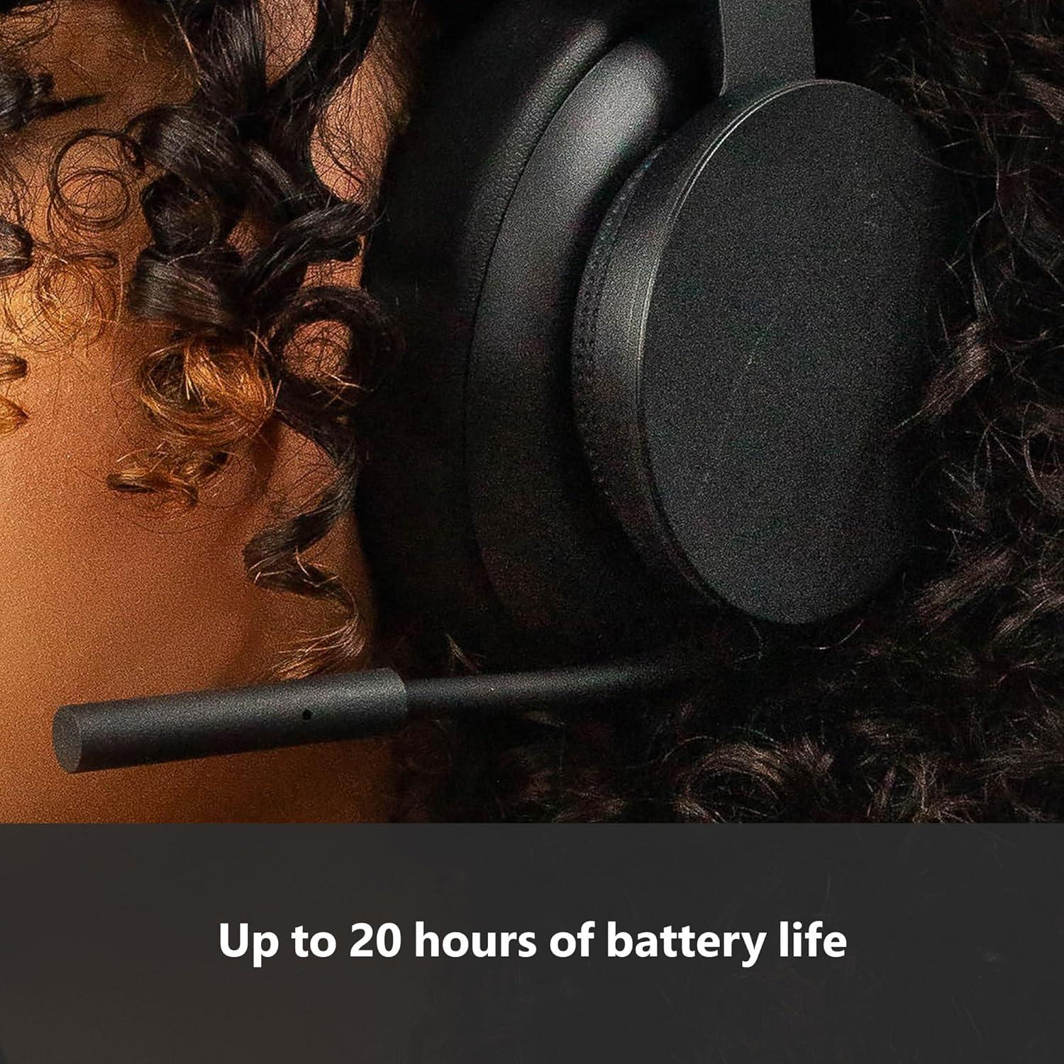 image:imageXbox Wireless Gaming Headset Over Ear Headphones Spatial Audio with Dolby Atmos Windows Sonic Series XS One Windows PC Mobile Carbon Black