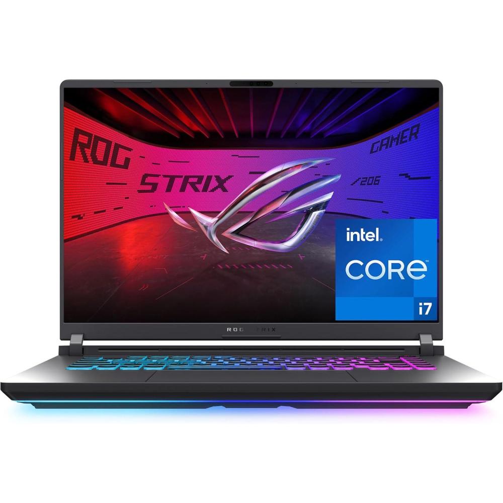 image:imageASUS ROG Strix G16 2025 Gaming Laptop 16 FHD 1610 165Hz3ms Display NVIDIA GeForce RTX 5060 Laptop GPU Intel Core i7 Processor 14650HX 16GB DDR5 1TB Gen 4 SSD WiFi 7 Windows 11 HomeRTX 5060 1TB