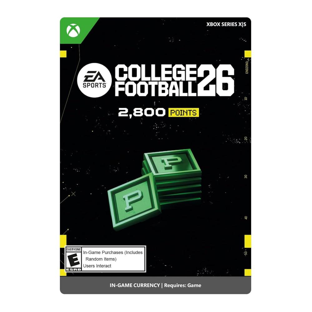 image:imageCollege Football 26 5850 Points  Xbox Series XS Digital CodeXbox Series XS Digital