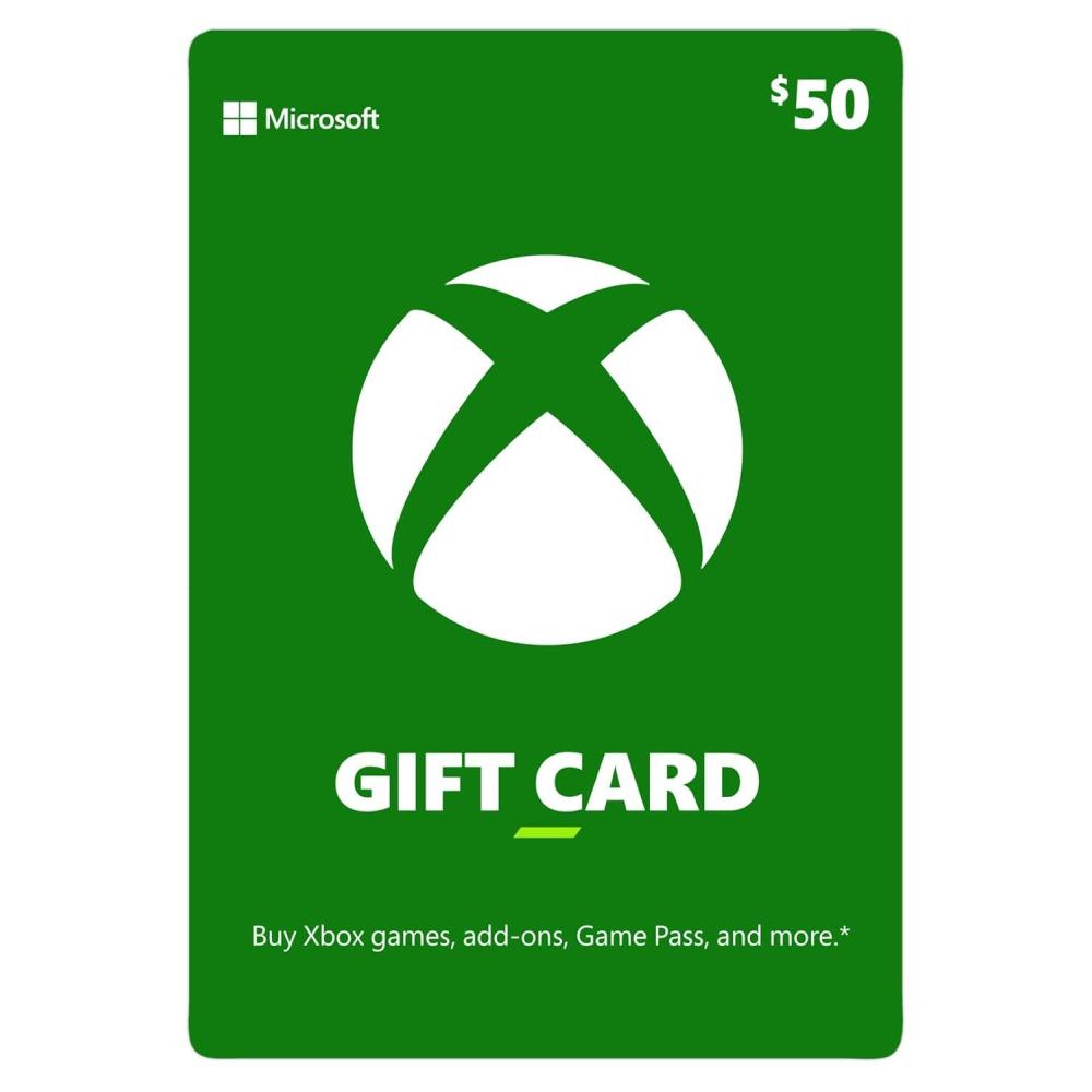 image:imageMicrosoft Xbox Gift Card Physical Delivery50
