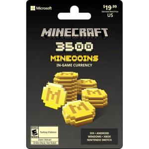 Minecraft: Minecoins Pack: 3,500 Coins [Physical Card](19.99)