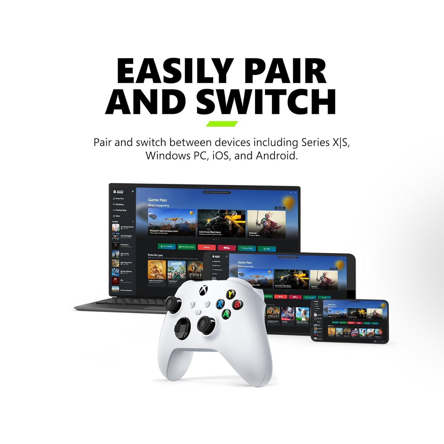 image:imageXbox Wireless Gaming Controller Forza Horizon 6 Limited Edition Console PC amp Android Dynamic Lighting Effects Wireless Bluetooth USBC ConnectivityRobot White