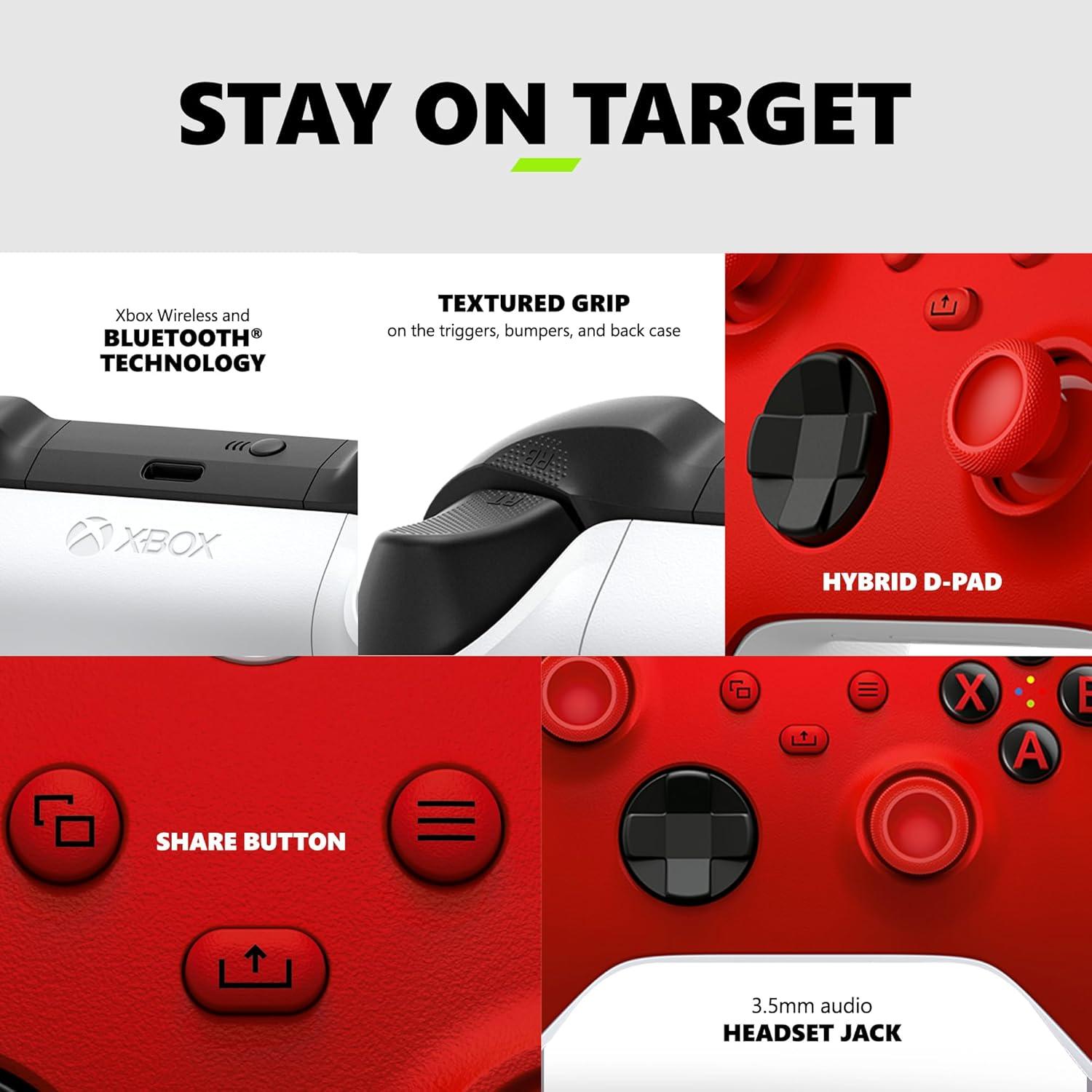 image:imageXbox Wireless Gaming Controller Forza Horizon 6 Limited Edition Console PC amp Android Dynamic Lighting Effects Wireless Bluetooth USBC ConnectivityPulse Red