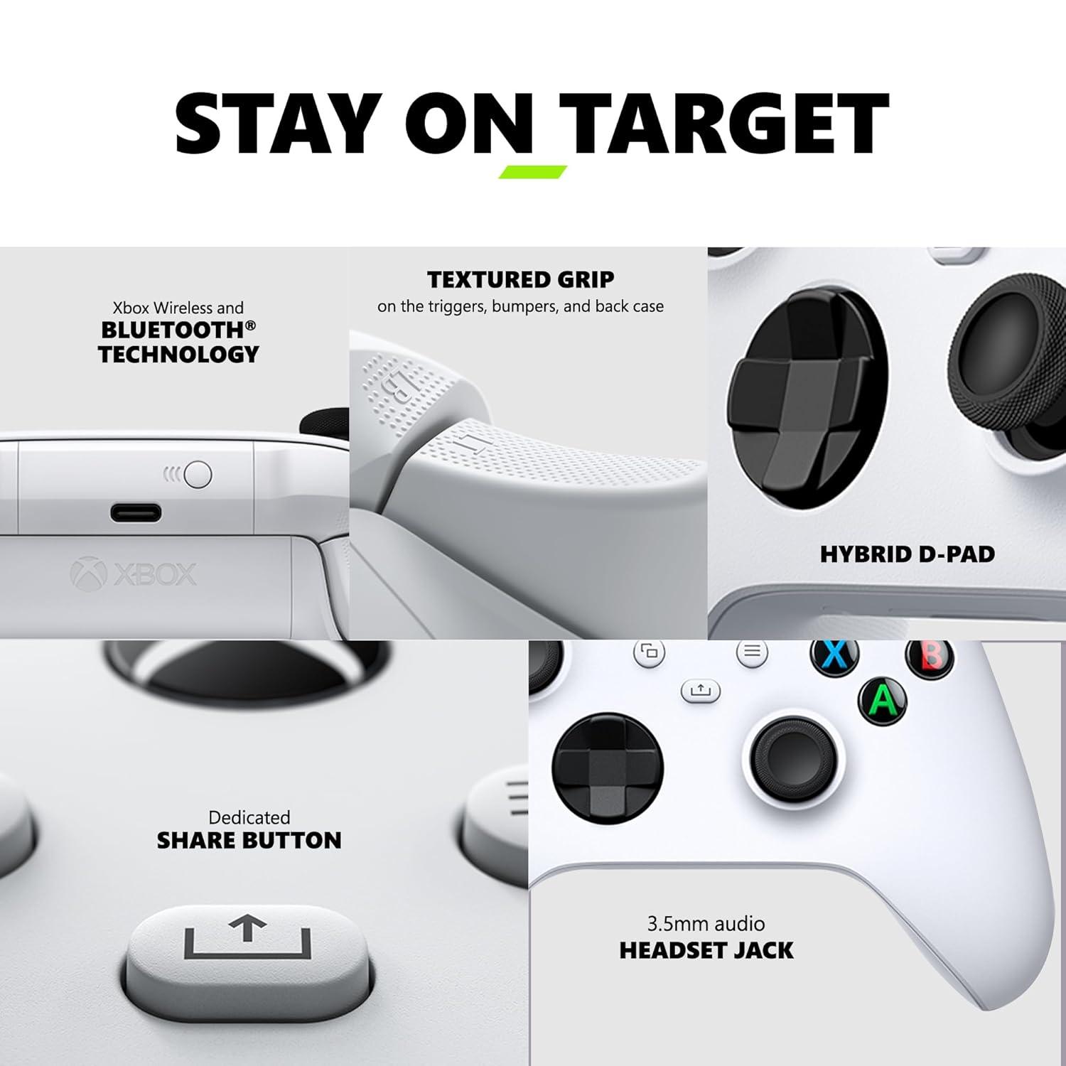 image:imageXbox Wireless Gaming Controller Forza Horizon 6 Limited Edition Console PC amp Android Dynamic Lighting Effects Wireless Bluetooth USBC ConnectivityRobot White