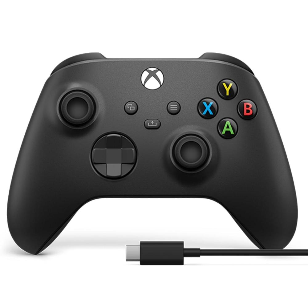 image:imageXbox Wireless Gaming Controller  Forza Horizon 6 Limited Edition  Console PC amp Android  Dynamic Lighting Effects  Wireless Bluetooth USBC ConnectivityCarbon Black  USBC Cable